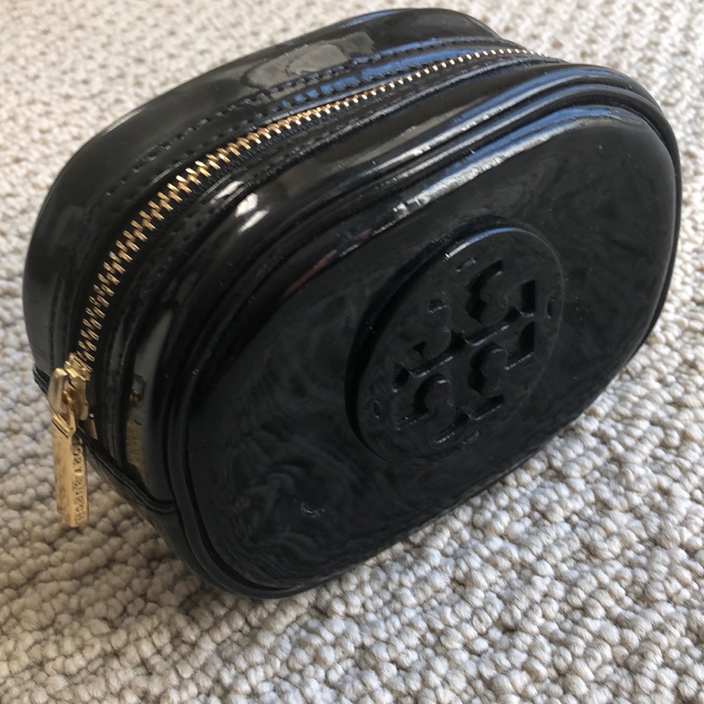 Small Tory Burch cosmetic case